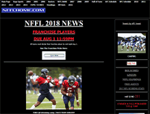 Tablet Screenshot of nfflhome.com